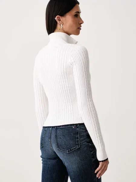 Tommy Jeans Kardigan Kremowy beżowy