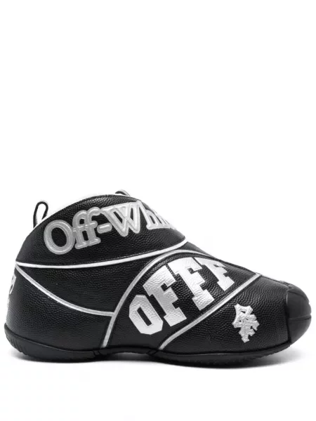Sneakersy Off-white skórzane białe