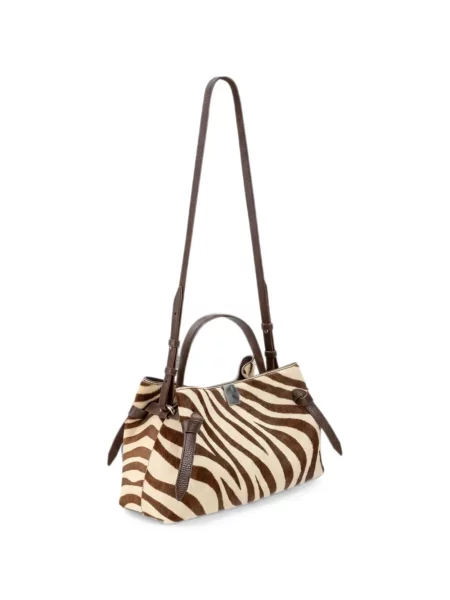 Geantă shopper Yuzefi cu imagine cu model zebră