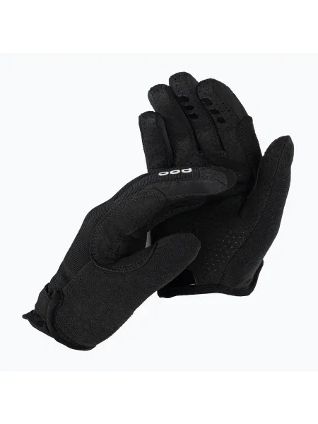 Mănuși de ciclism pentru copii POC Resistance MTB Adj uranium black negru