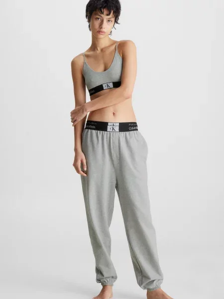 Без підкладки бюстгальтер Calvin Klein сірий