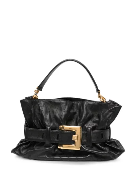 Geantă shopper Balmain din piele negru