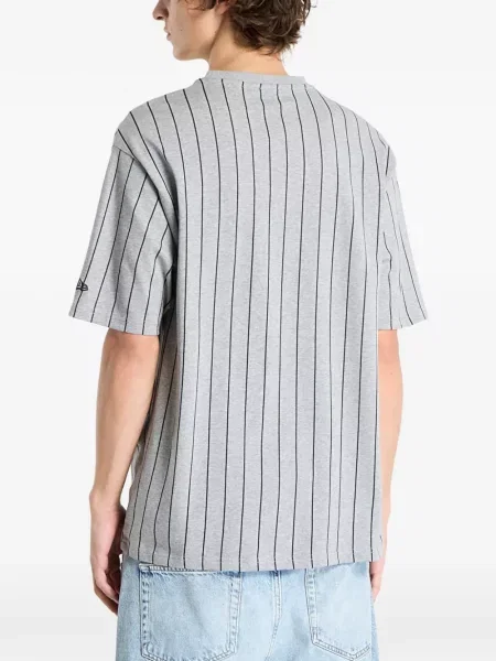 Tricou New Era Cap cu broderie gri