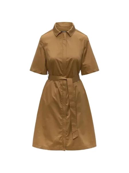 Cu centură rochie mini K-way maro