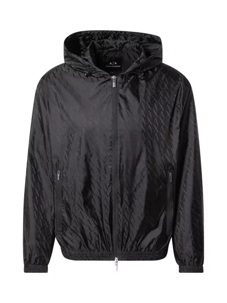 ARMANI EXCHANGE Prehodna jakna črna
