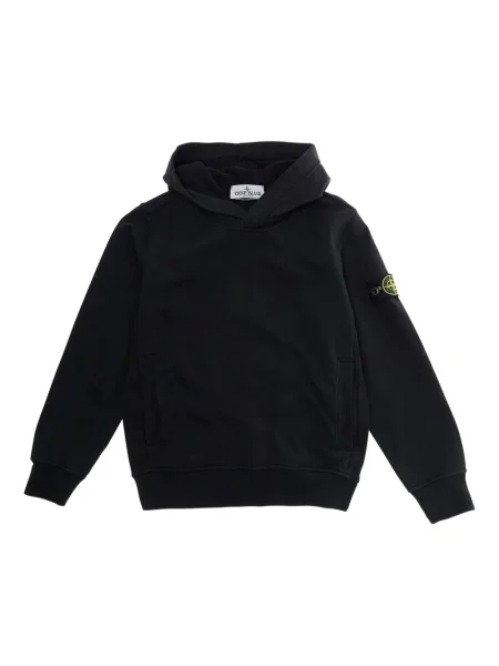 Bluza z kapturem dziecięca Stone Island czarna