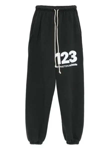 Pantaloni Rrr123 cu imagine negru