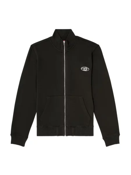 Bluza rozpinana Diesel czarna