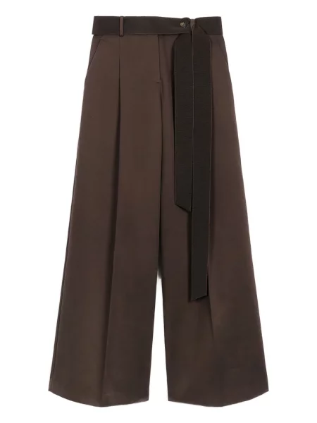 Pantaloni Ports 1961 plisate maro