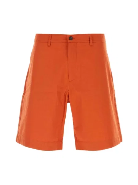 Bermudy Maison Kitsune pomarańczowe