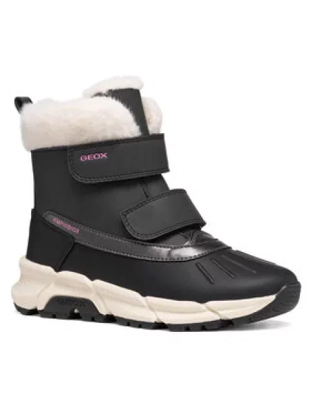 Geox Snehule J Flexyper Plus Girl B Abx S čierna