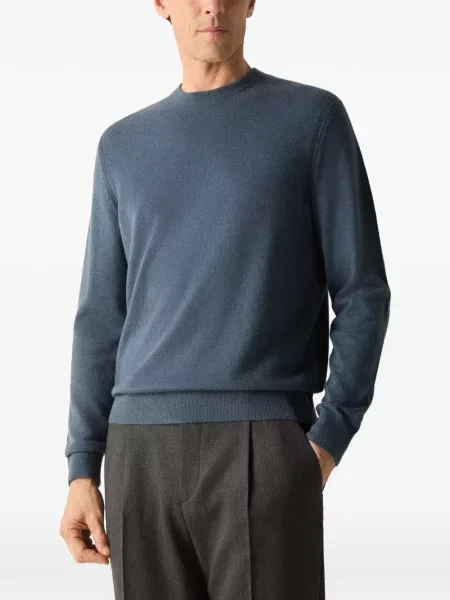 Pulover Zegna din cașmir albastru