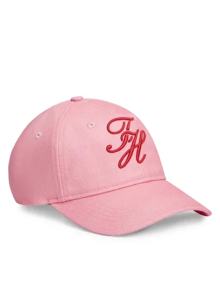 Tommy Hilfiger Czapka z daszkiem Logo Embroidery Baseball Cap różowy