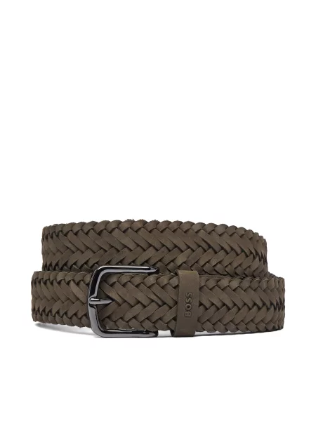 BOSS Nadrágszíj Sash Khaki