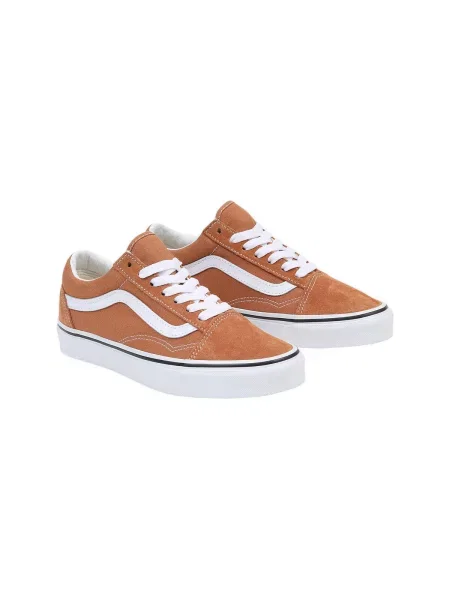 Semišové tenisky Vans Old Skool hnedá