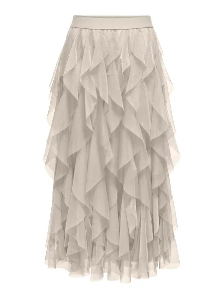 ONLY Suknja ONLSKY sivkasto bež