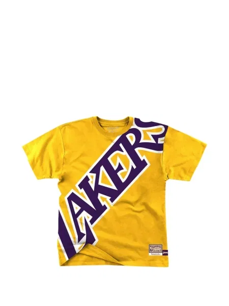 Scurt tricou Mitchell & Ness galben