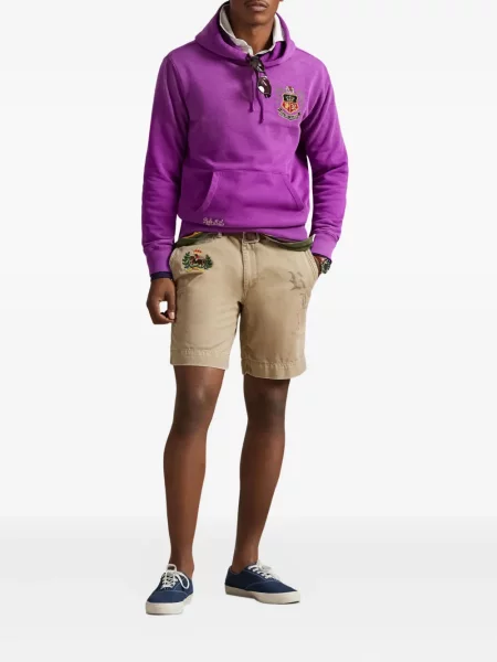 Ριγέ δερμάτινος κάλτσες Polo Ralph Lauren με κορδόνι μαύρο