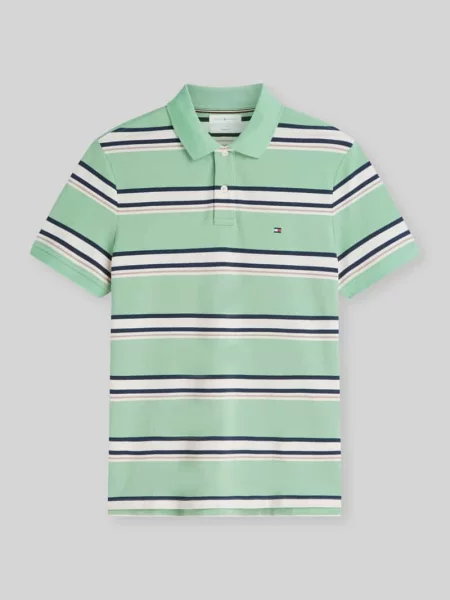 Koszulka polo o kroju regular fit z mieszanki bawełny Tommy Hilfiger