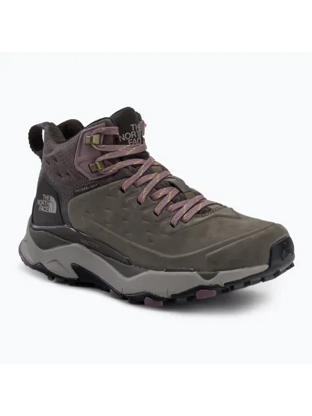 Дамски ботуши за трекинг The North Face Vectiv Exploris Mid Futurelight Lthr brown кафяво