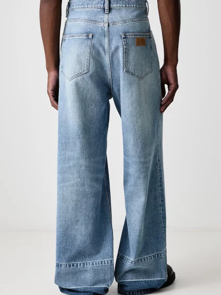 Maison Margiela jeansy relaxed fit niebieskie