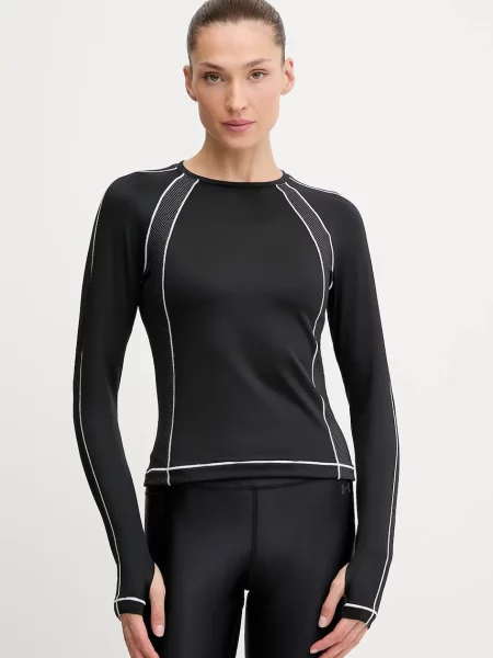 Under Armour Majica z dolgimi rokavi za vadbo ColdGear črna