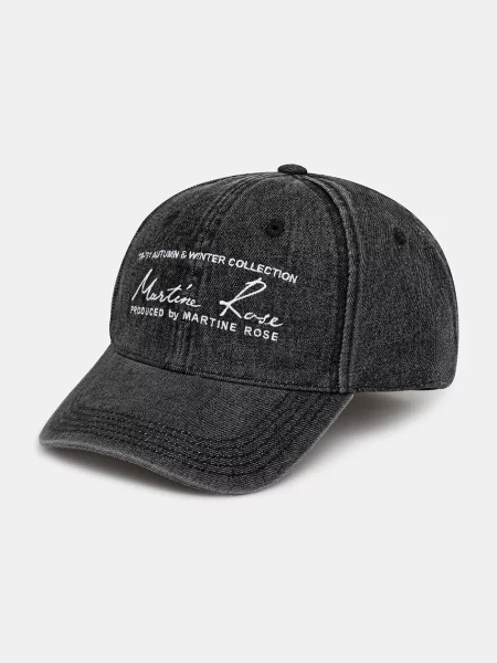Traper kapa sa šiltom Martine Rose Signature crna