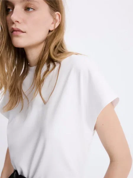 Футболка MANGO білий