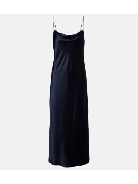 Rochie Dorothee Schumacher din satin albastru