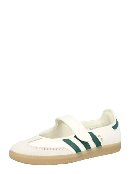 ADIDAS ORIGINALS Odprte balerinke Samba smaragd bela