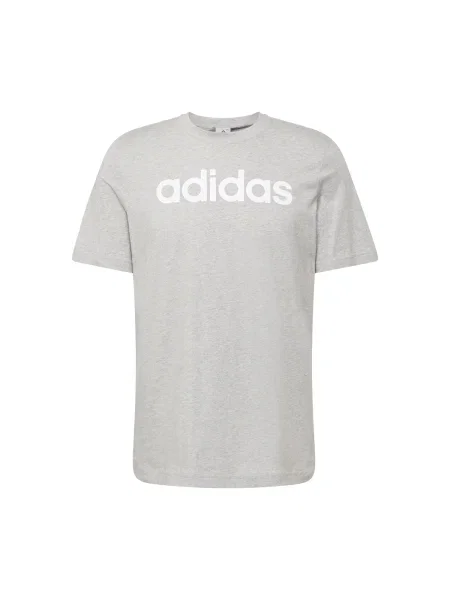Tricou Adidas Sportswear cu autograf gri