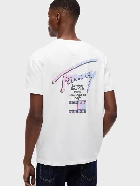 Футболка Tommy Jeans біла