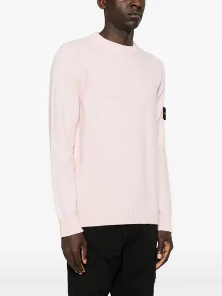 Pulover Stone Island cu strasuri roz