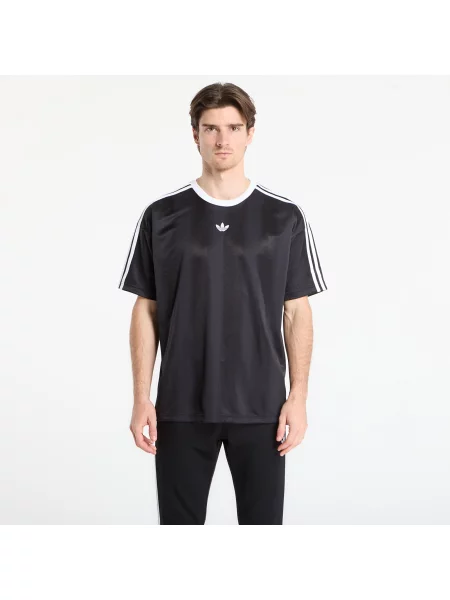 Жакардова тениска Adidas черно