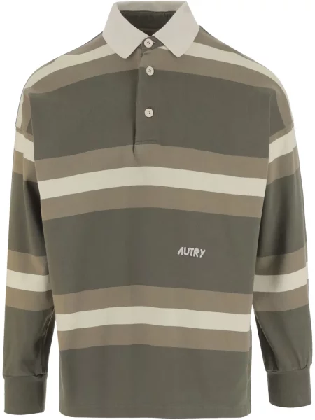 Polo Autry cu dungi verde