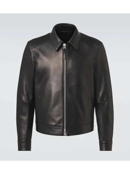 Geanta de piele Tom Ford negru