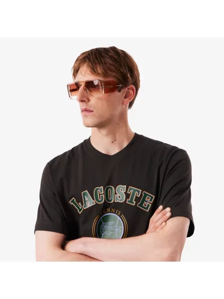 Футболка Lacoste коричневая