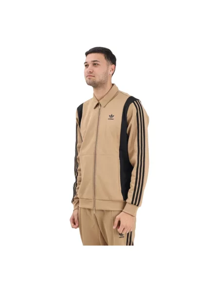 Adidas Bluza adicolor Panel beżowy