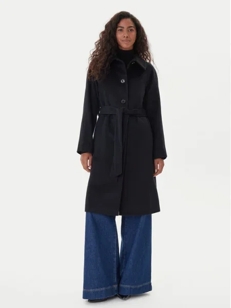 LAUREN RALPH LAUREN Palton de lână negru