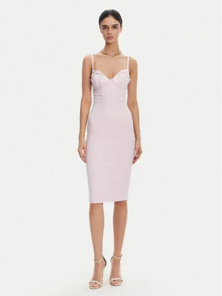 Φόρεμα κοκτέιλ Elisabetta Franchi μωβ