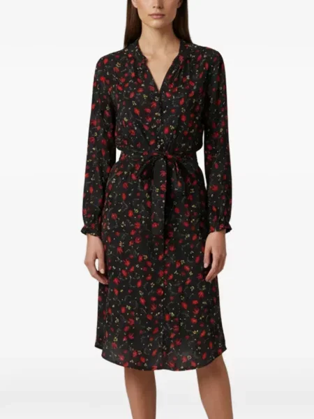 Rochie mini Zadig&voltaire cu imagine negru
