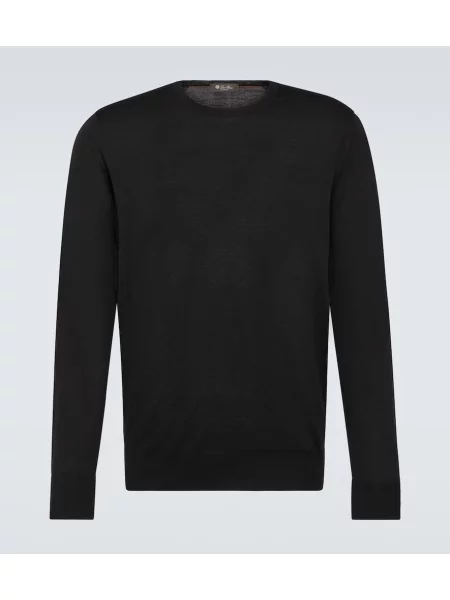 Pulover Loro Piana de lână negru