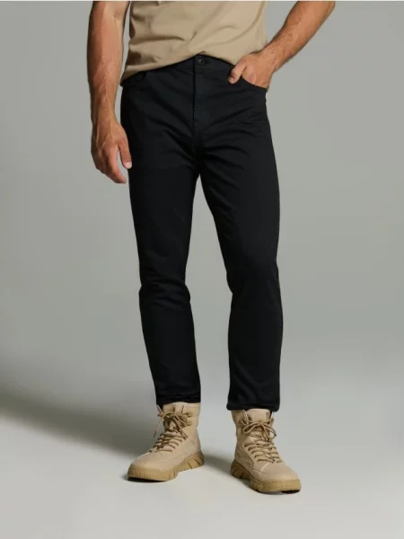 Sinsay Kalhoty chino černá