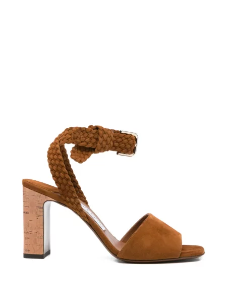 Sandale Jimmy Choo din piele de căprioară maro