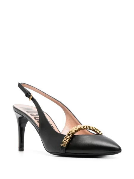Bateliai Moschino slingback su autografu