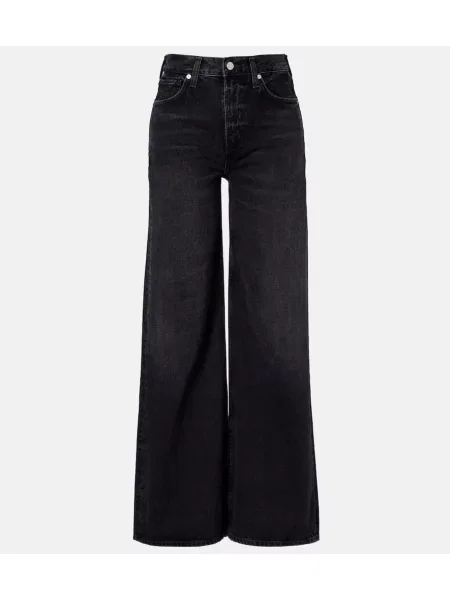 Traperice Citizens Of Humanity visoki struk crna