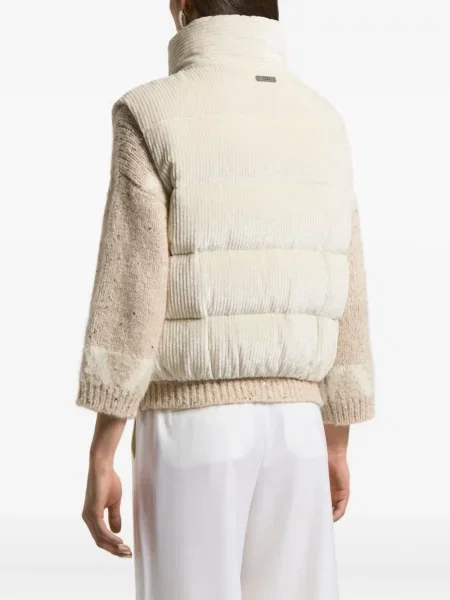 Pikowana kamizelka Peserico sztruksowa