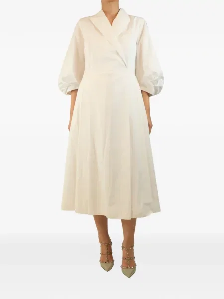 Rochie midi Emilia Wickstead alb