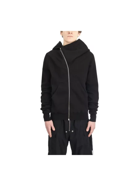 Bluza z kapturem Rick Owens z kapturem czarna