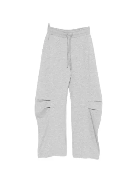 Pantaloni Patrizia Pepe din fleece gri